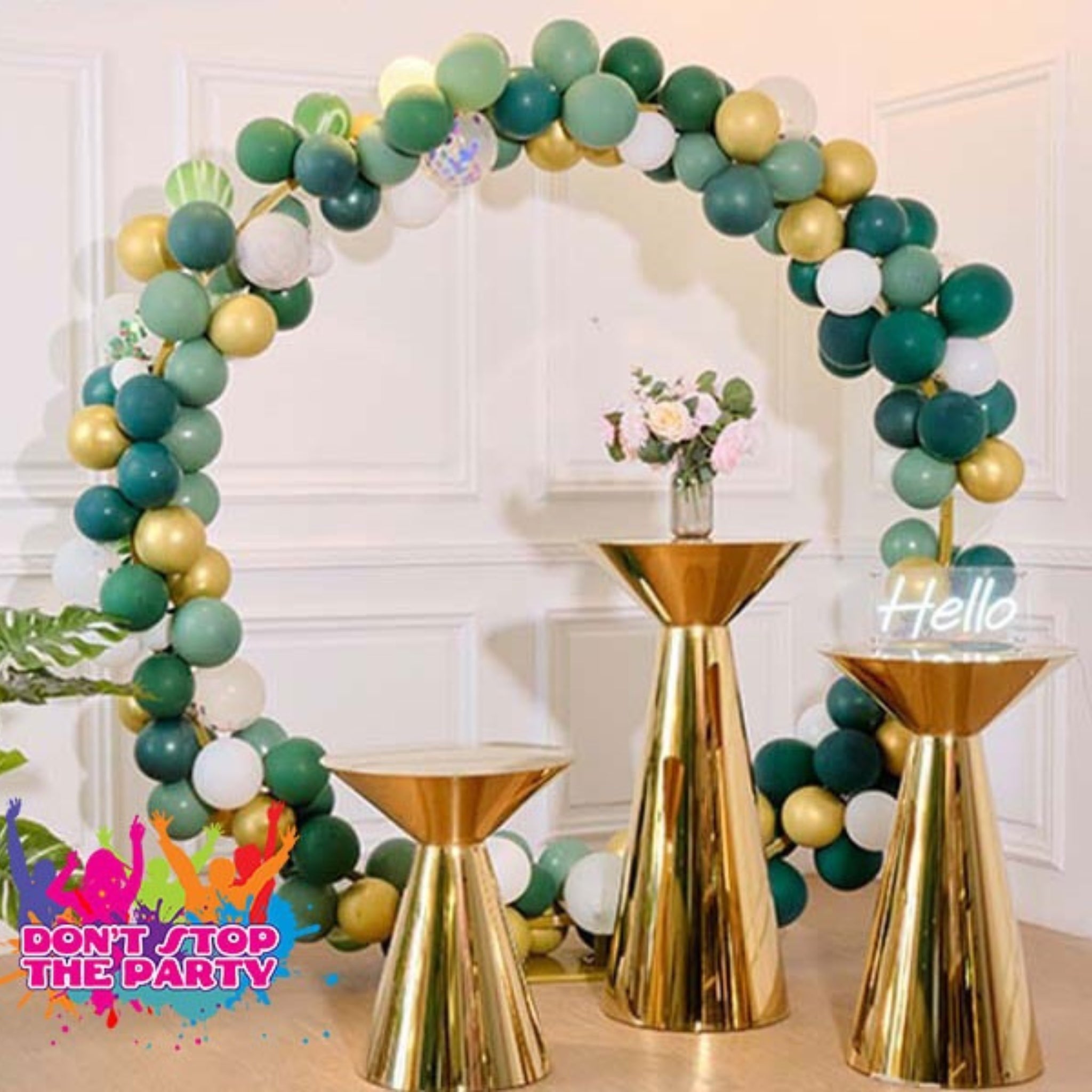 Backdrop (Balloon/Flower Gold Frame)