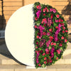 Backdrop (Circle with half flowers)