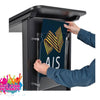 Lectern with Display Frame